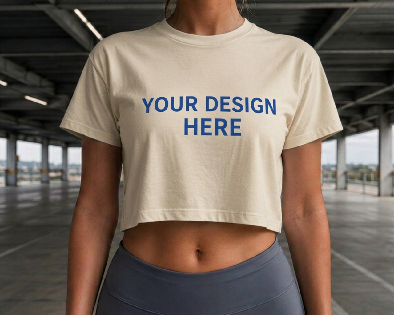 Premium Printed Crop Top