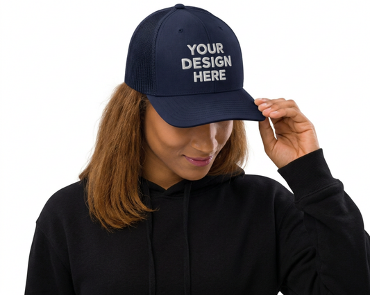 Structured 6-Panel Cap - Embroidered