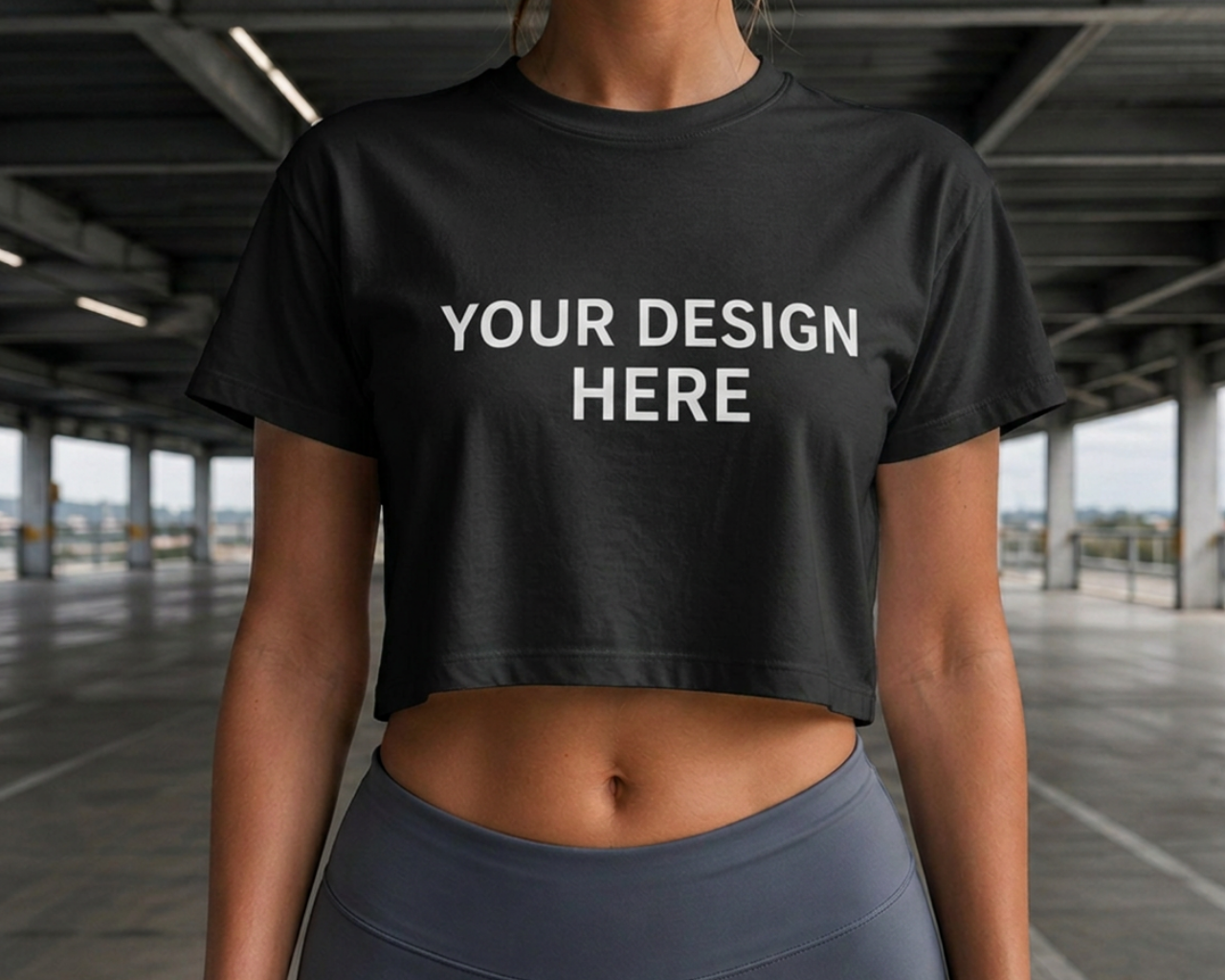 Premium Printed Crop Top