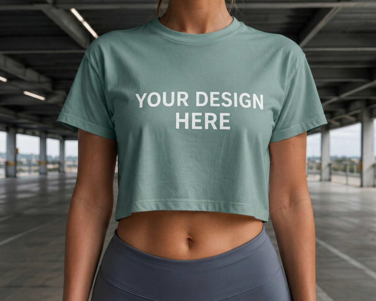 Premium Printed Crop Top