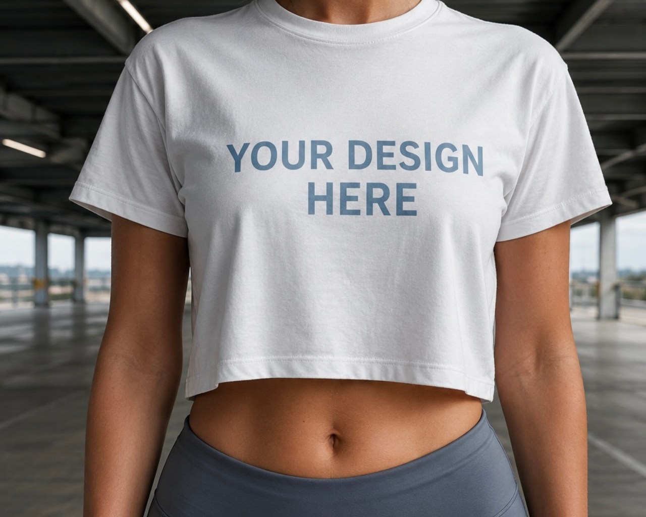 Premium Printed Crop Top